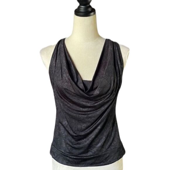 Moda Dress Top w/ Plunging Neckline, Open Back & Subtle Designs (Size: Small) - Picture 9 of 15